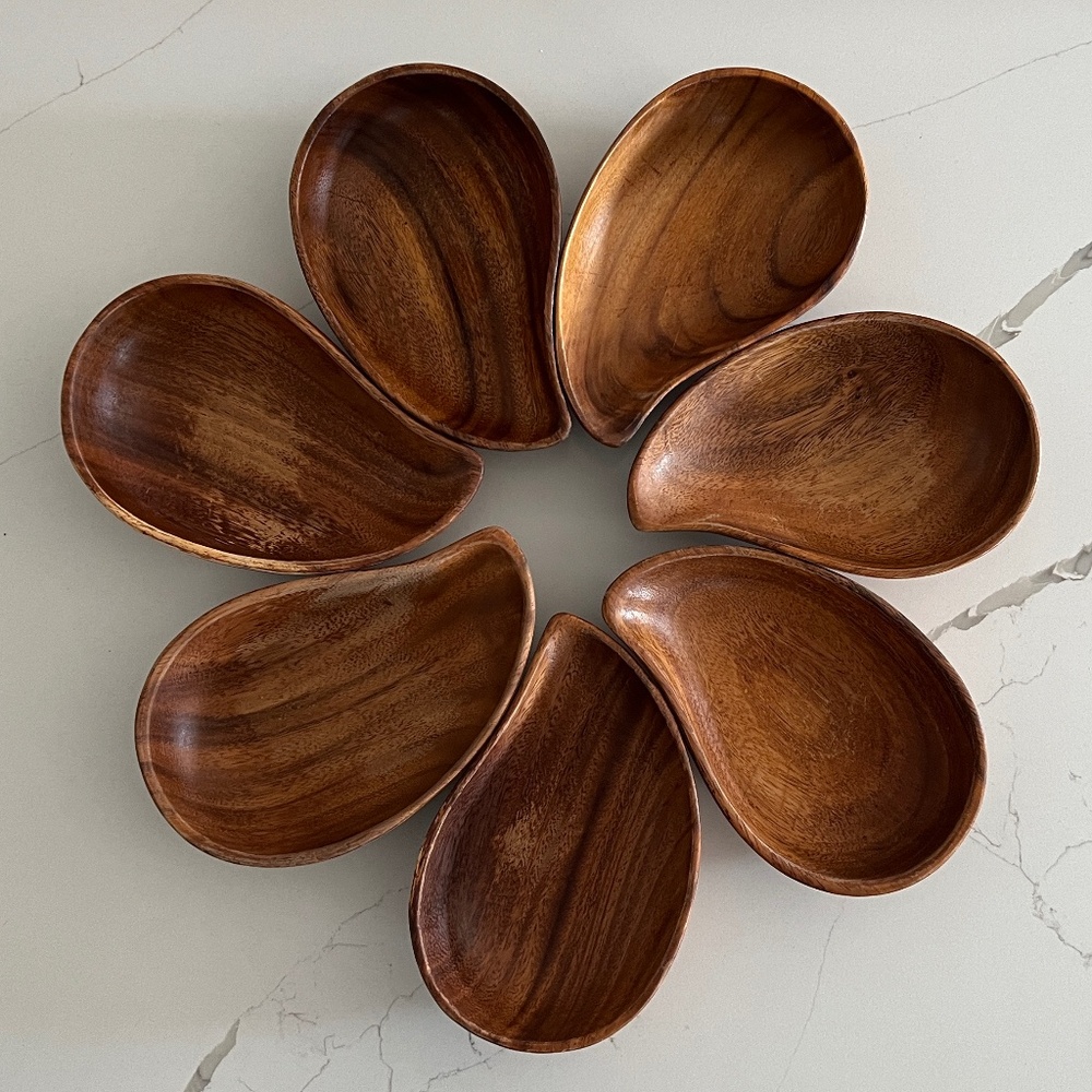 (7) Monkey Pod Bowls